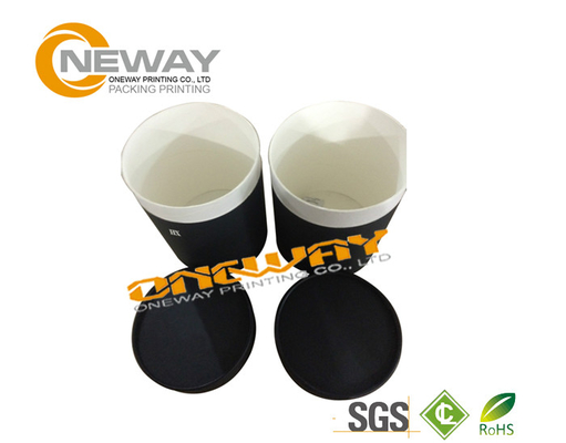 Luxury Custom Printing Black Cardboard Packaging Boxes Round Flower Boxes
