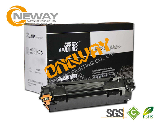 Black Toner Cartridge Printed Packaging Boxes / Cardboard Boxes For Shipping