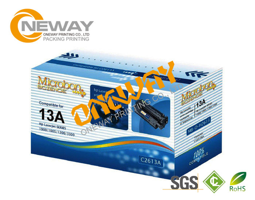 Black Toner Cartridge Printed Packaging Boxes / Cardboard Boxes For Shipping