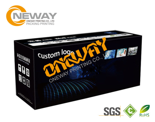 Black Toner Cartridge Printed Packaging Boxes / Cardboard Boxes For Shipping