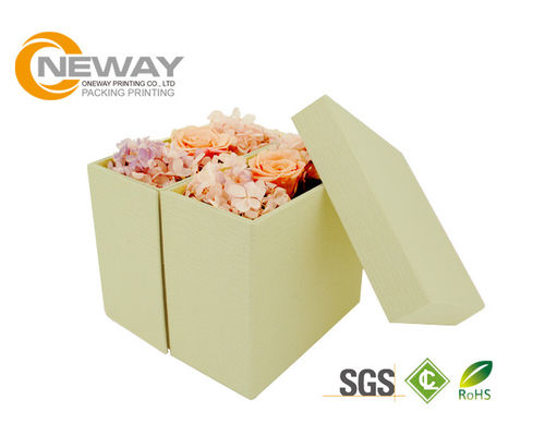 Exquisite Packaging Flower Gift Box For Roses , Pretty Flower Shipping Boxes